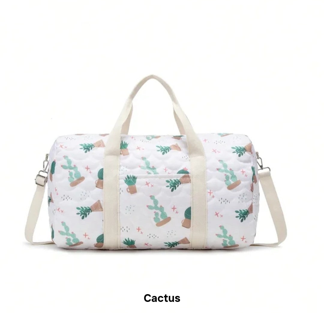 Quilted Mommy Embroidery Diaper Bag